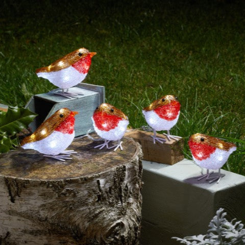 InLit Ice Robins - Set of 5 2515027 Smart Garden Mulligans of Ballaghaderreen