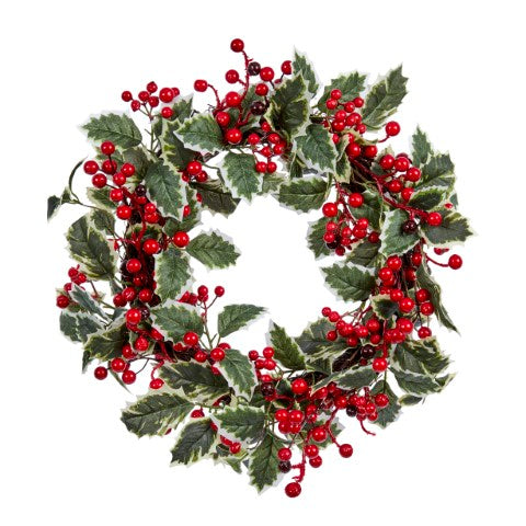 HollyBerry Wreath - 40cm 2543003 Smart Garden Mulligans of Ballaghaderreen