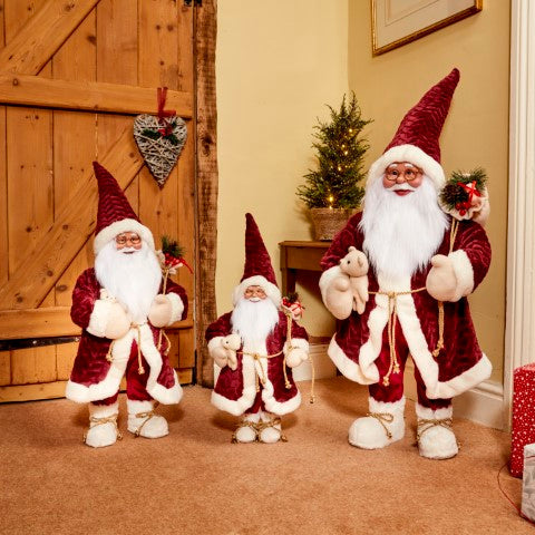 Large Papa Noel - Burgundy 2516038 Smart Garden Mulligans of Ballaghaderreen