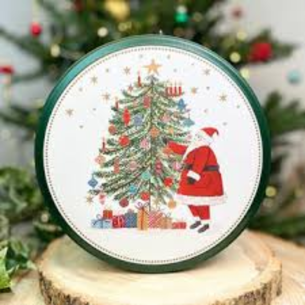 Christmas Cake Box Santa Tree 31576 Gisela Graham Mulligans of Ballaghaderreen