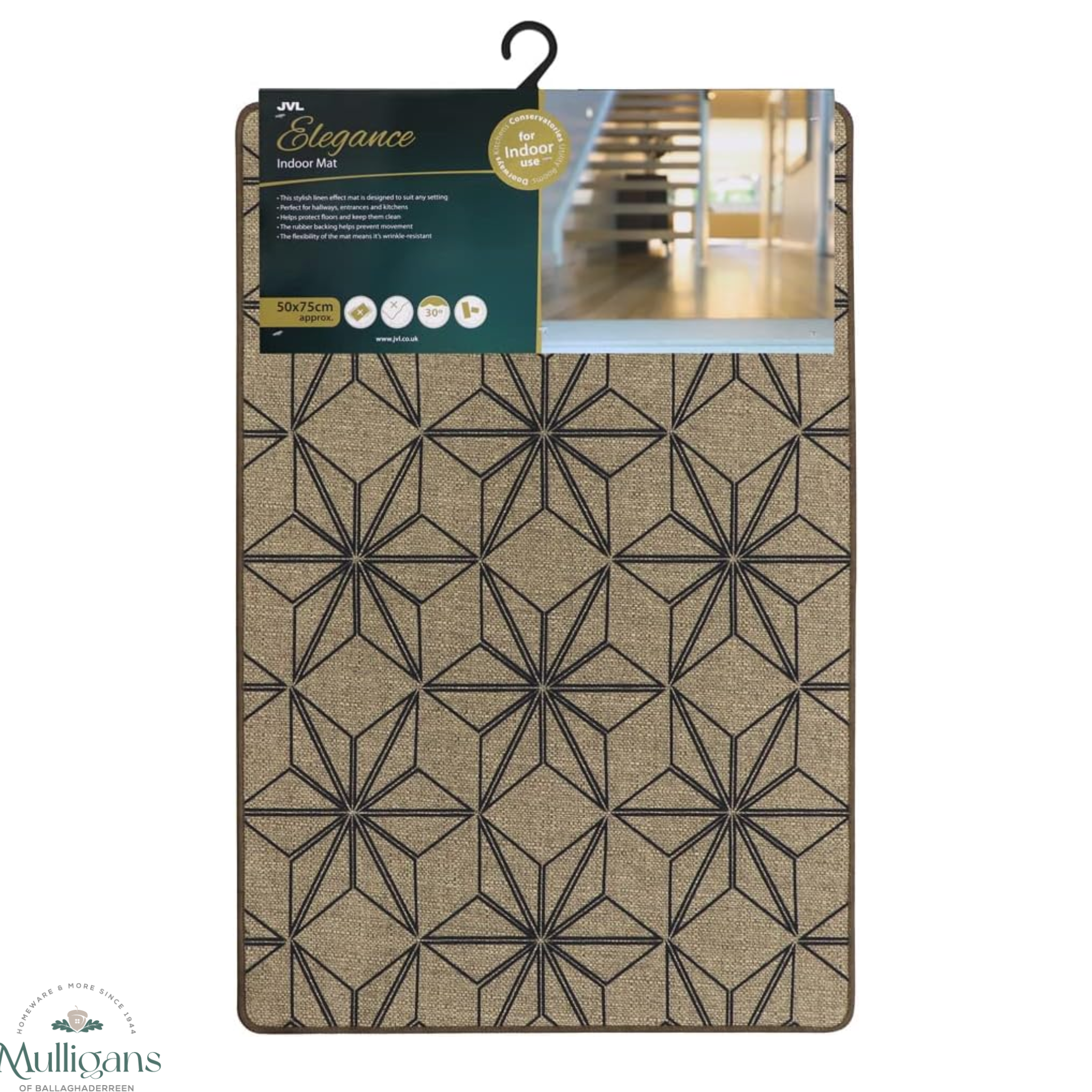 Elegance Mat - Stars 50cm x 75cm   - Mullligans of Ballaghaderreen