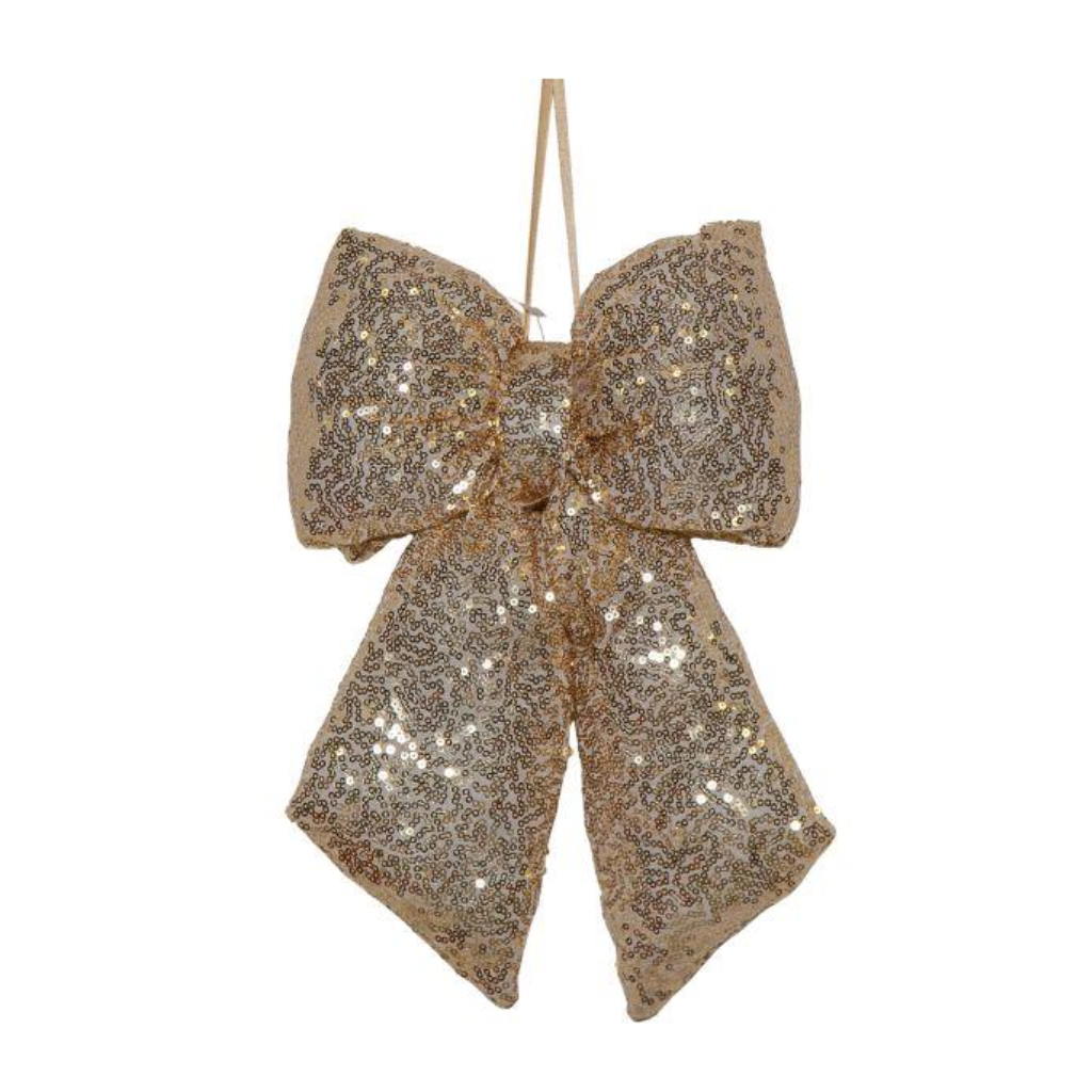 Gold Glitter Bow - Small Y34.C44935 Harold Elmes Mulligans of Ballaghaderreen