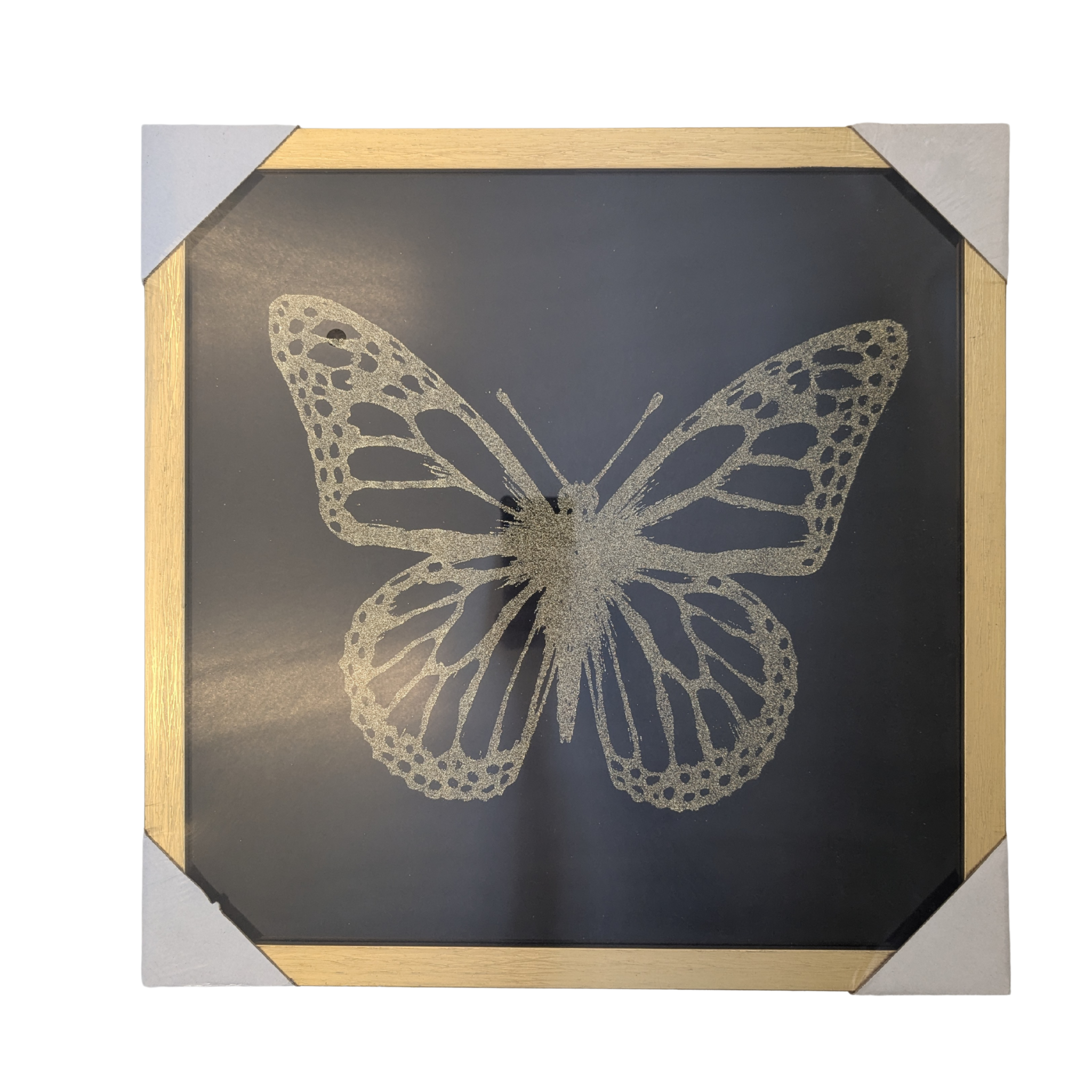 Golden Glitter Butterfly Framed Print WP2224 Sifcon Mulligans of Ballaghaderreen