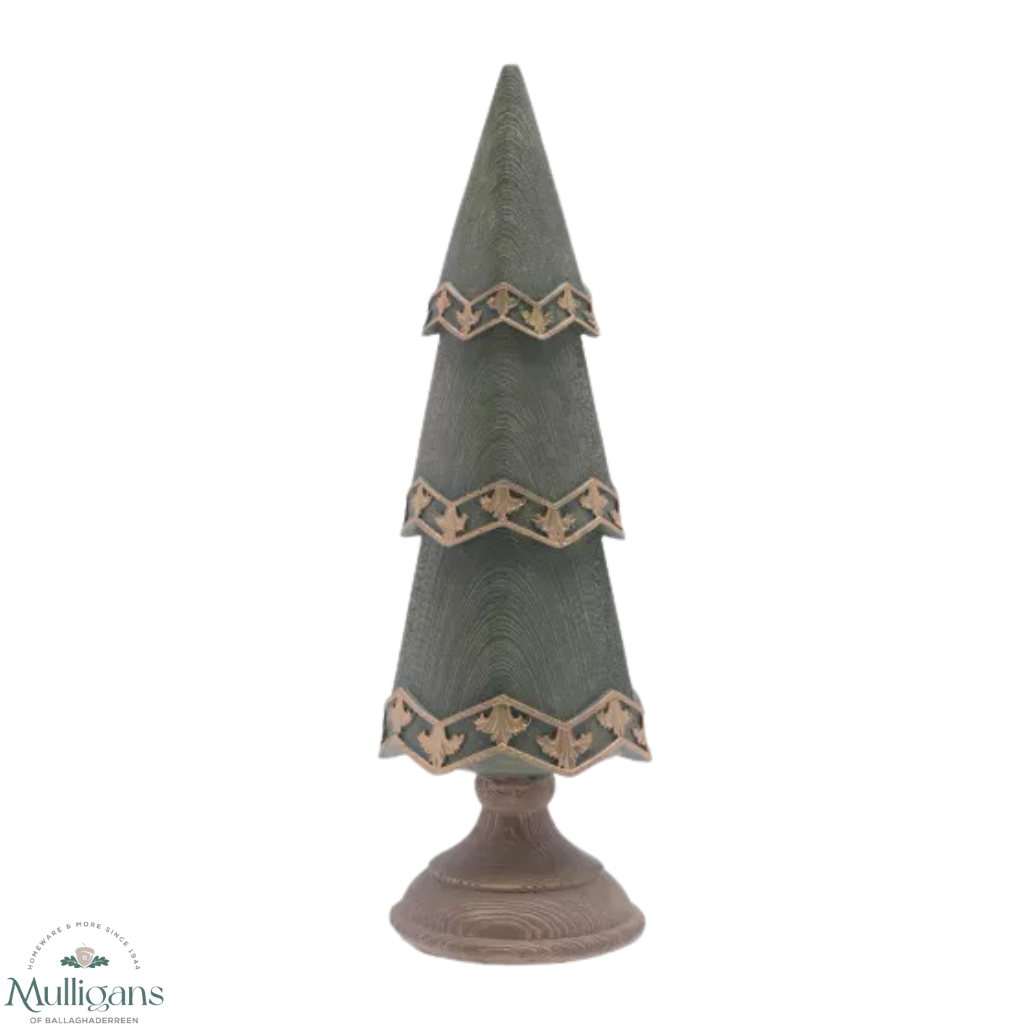 Green Ceramic Christmas Tree XM11000  - Mulligans of Ballaghaderreen