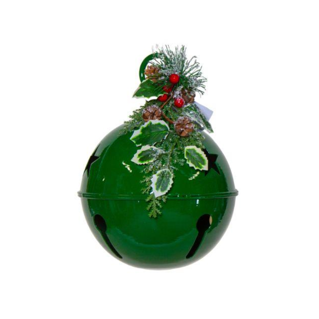 Green Metal Bell with Berries Y22.C44751 Harold Elmes Mulligans of Ballaghaderreen