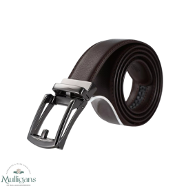 Mad Man Cognac AutoMADtic Leather Belt - HM2236 Widdop & CoMulligans of Ballaghaderreen