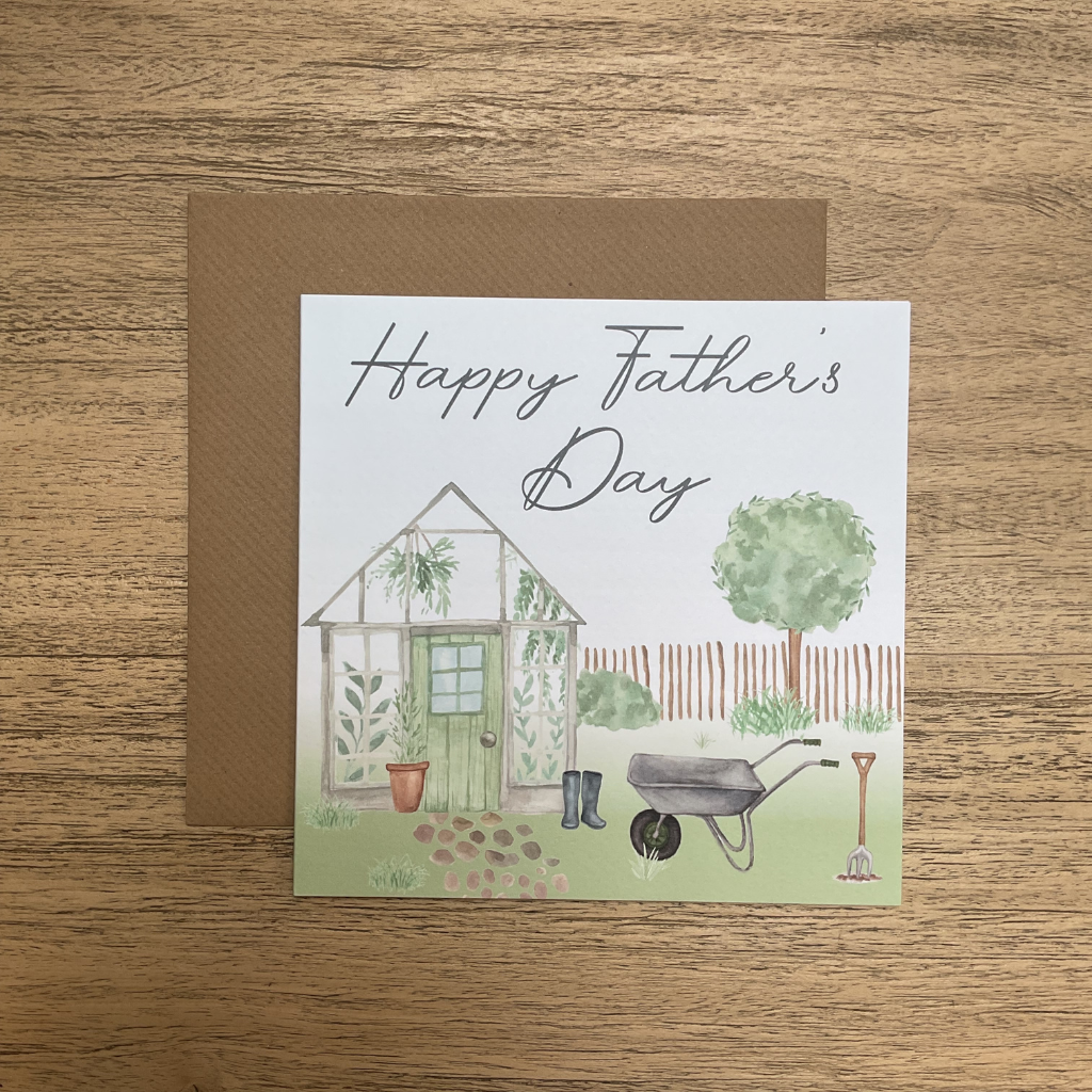Happy Fathers Day Greenhouse Card 4CG203 Richard Langs Mulligans of Ballaghaderreen