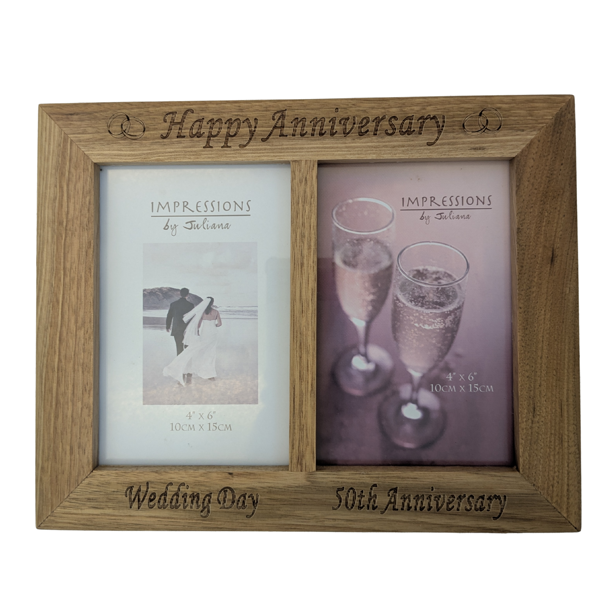 Impressions Wooden 50th Anniversary Frame FW72550 Mulligans of Ballaghaderreen
