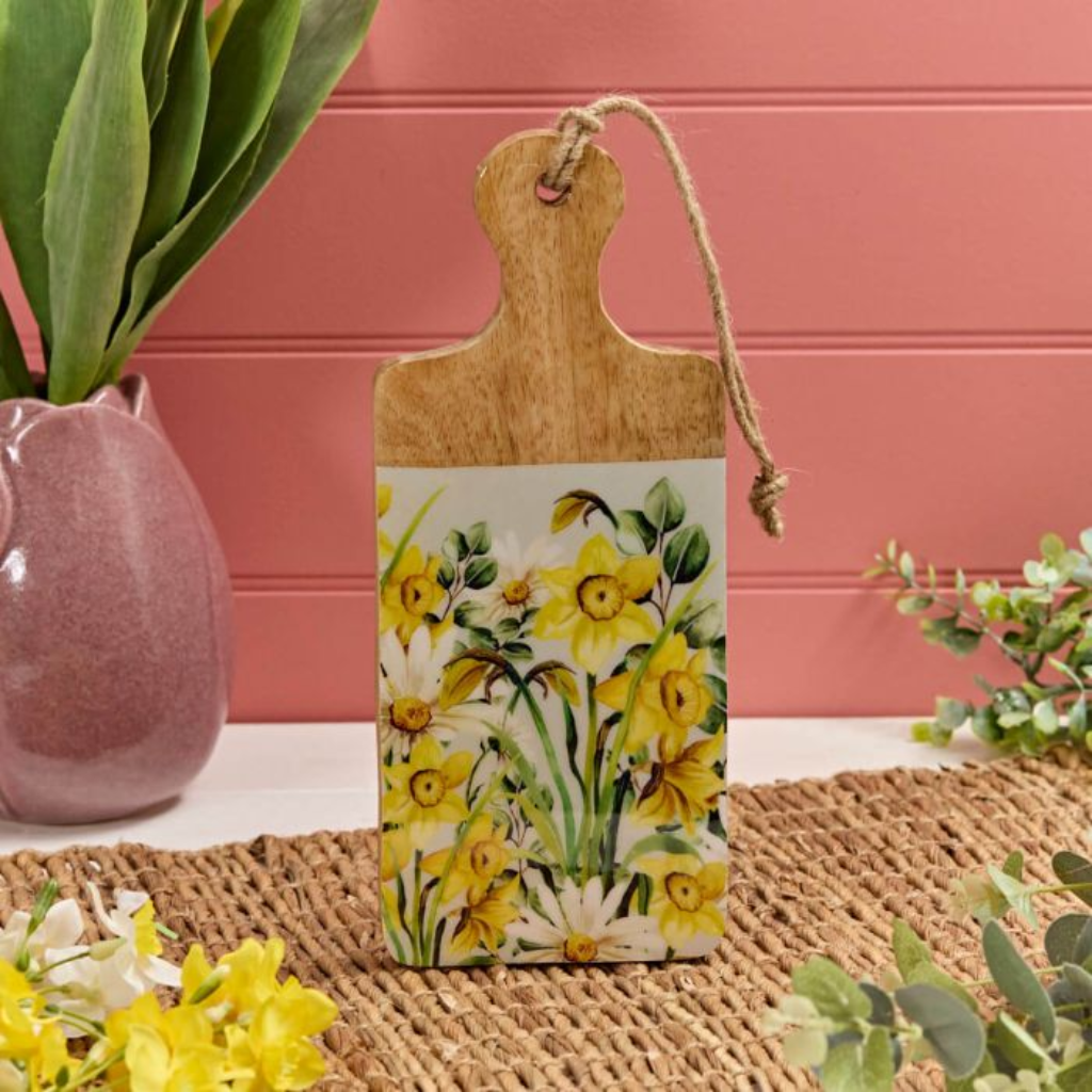 Mango Wood Floral Enamel Trivet 8MG242 Richard Langs Mulligans of Ballaghaderreen
