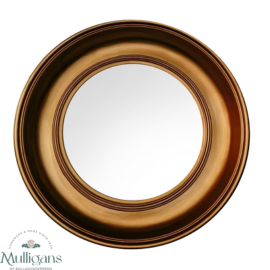 Marcella Deep Round Mirror Gold 90cm TL6714 Tara Lane Mulligans of Ballaghaderreen