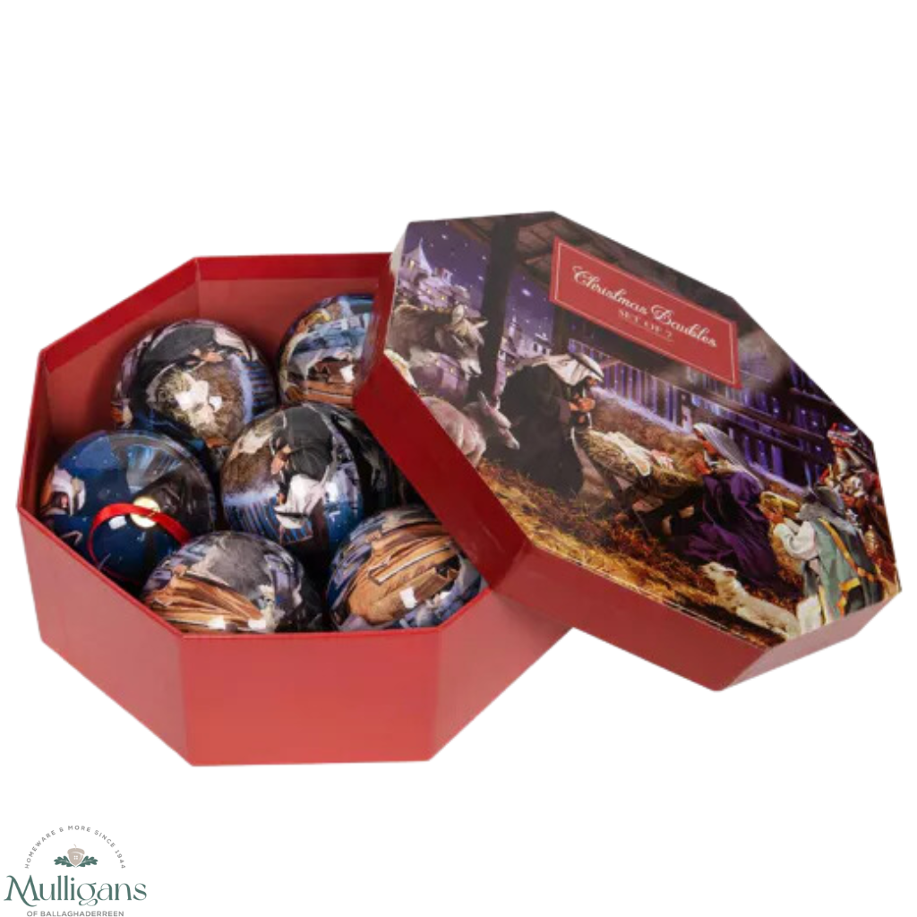 Nativity Christmas Baubles - Set of 7  - Mulligans of Ballaghaderreen