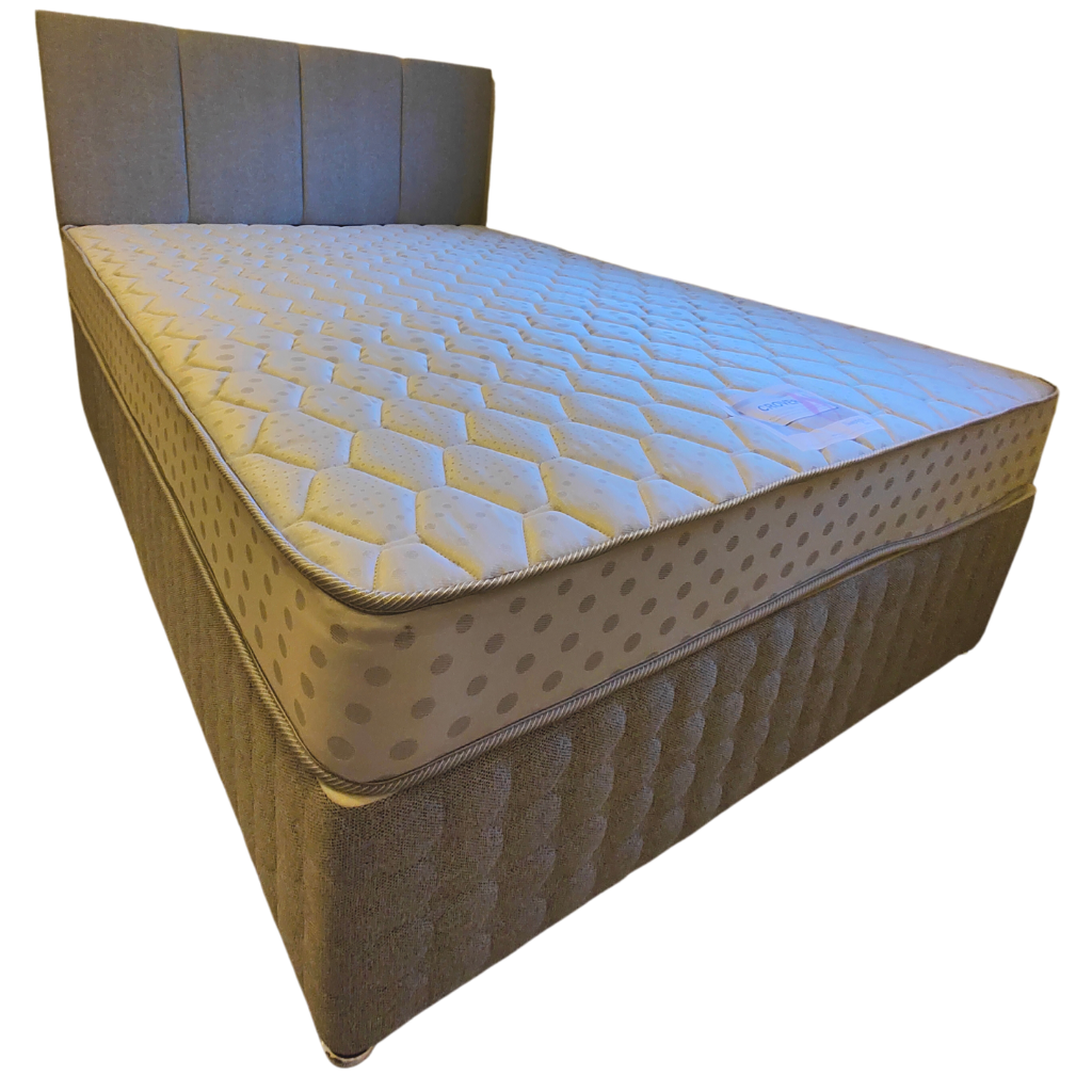 Iconic Grey 4'6 Budget Divan Base Aurora Mulligans of Ballaghaderreen