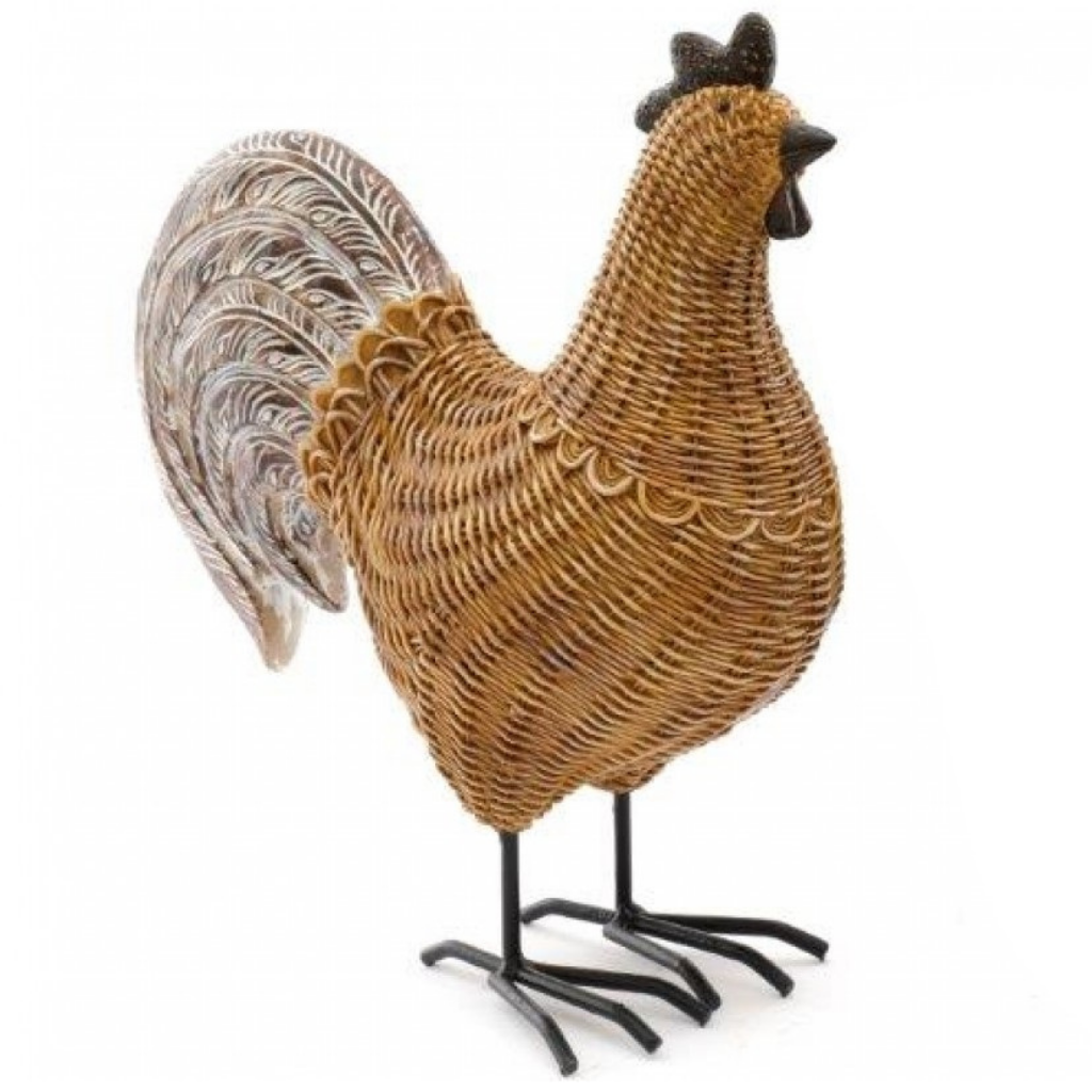 Rattan Chicken Ornament Style A OR1723 Sifcon Mulligans of Ballaghaderreen