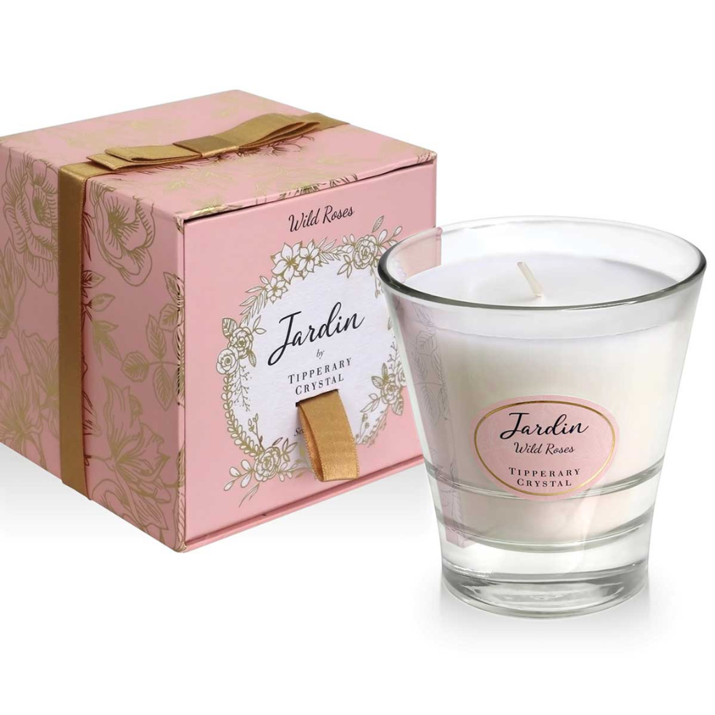 Wild Roses Jardin Collection Candle 128958 Tipperary Crystal Mulligans of Ballaghaderreen