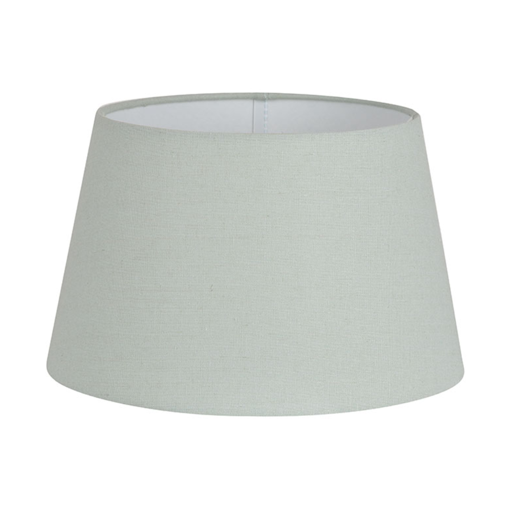 12" Cotton Linen Drum Shade - Green COLCDL12/GRN Cork Lighting Mulligans of Ballaghaderreen