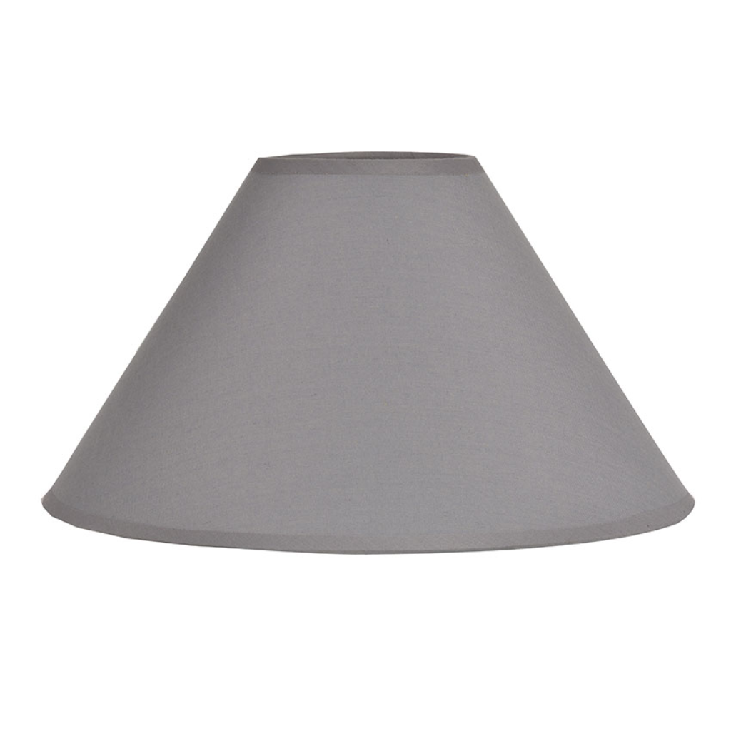 12" Grey Plain Collie Shade  COLPC12/GRY Cork Lighting Mulligans of Ballaghaderreen