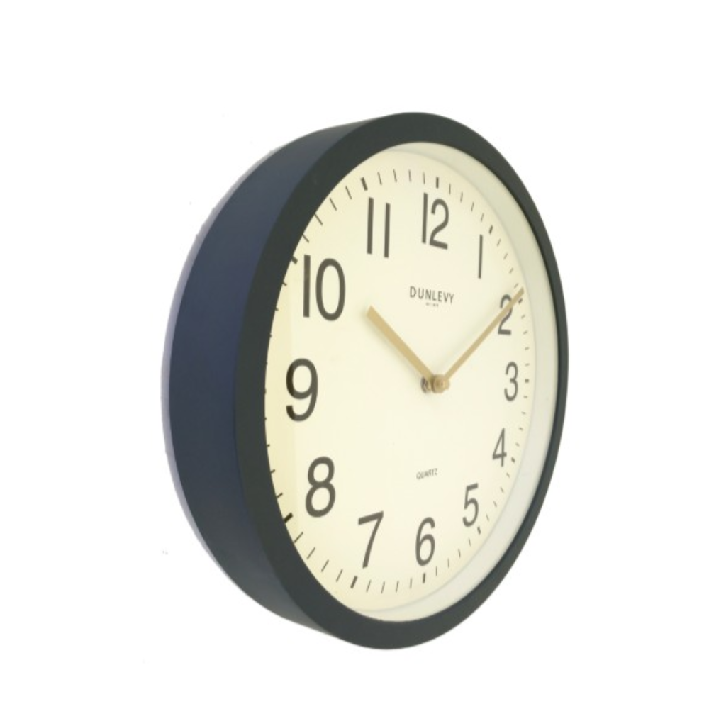 12In Grey Simp Wall Clock Dunlevy CL2004G Dunlevy Mulligans of Ballaghaderreen