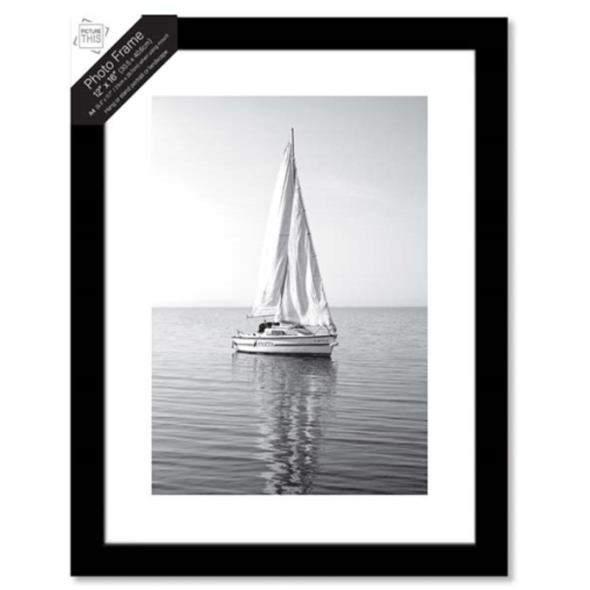 12"x16" Black Picture Frame 7934 Tallon Mulligans of Ballaghaderreen