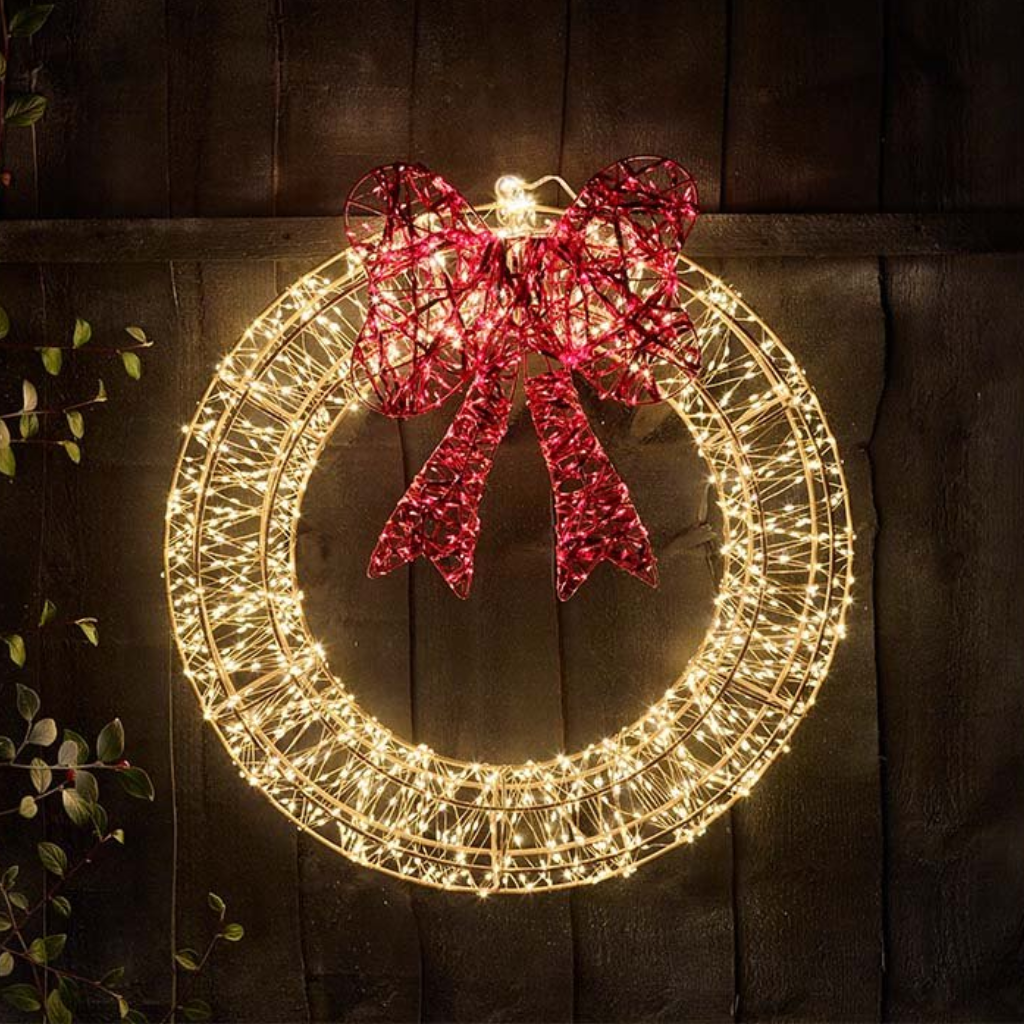1440 LED Galaxy Wreath - Warm White 50cm 2506144 Smart Garden Mulligans of Ballaghaderreen