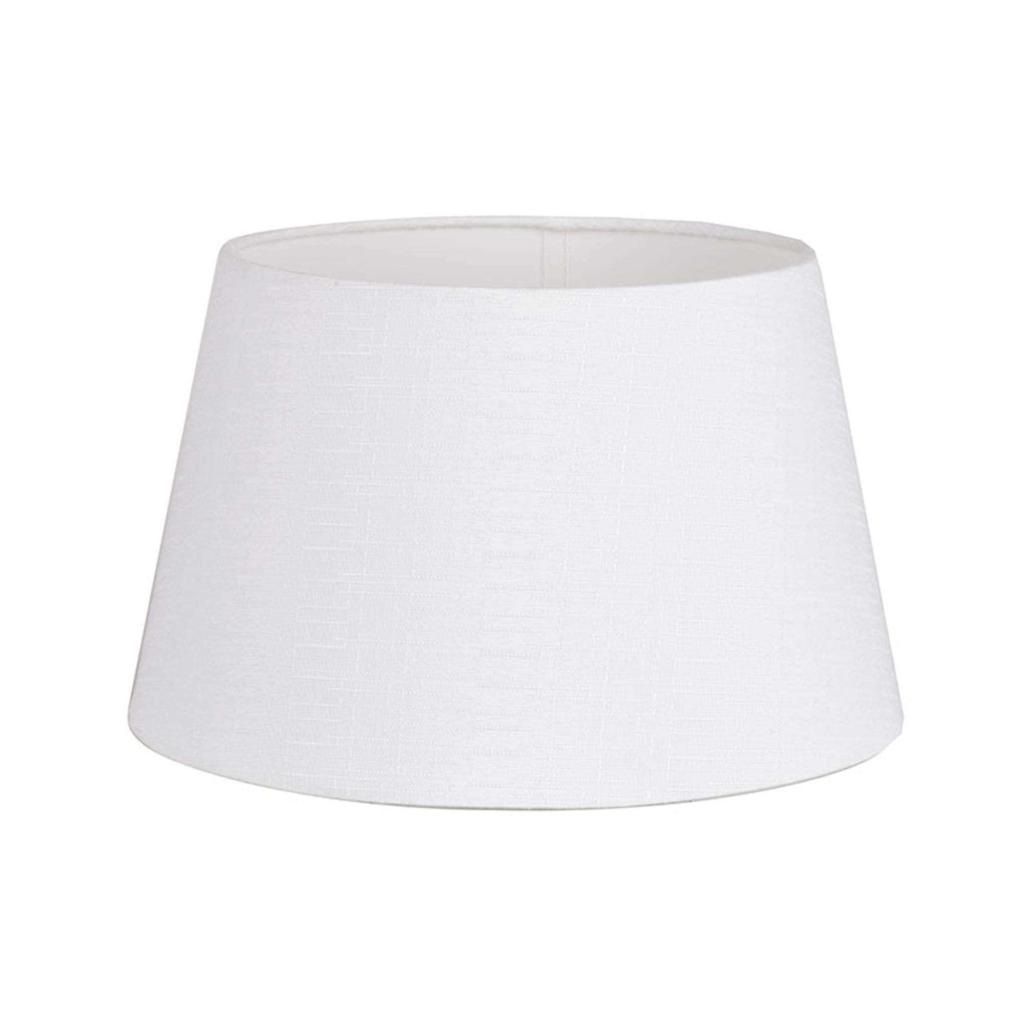 14" Cotton Linen Drum Shade - White COLCDL14/WH Cork Lighting Mulligans of Ballaghaderreen