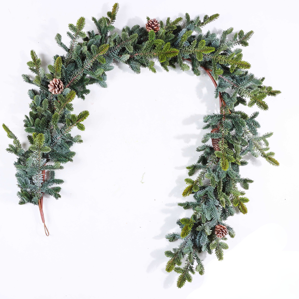180cm Cypress Pine with Pine Cones Garland 235174 Shatchi Mulligans of Ballaghaderreen