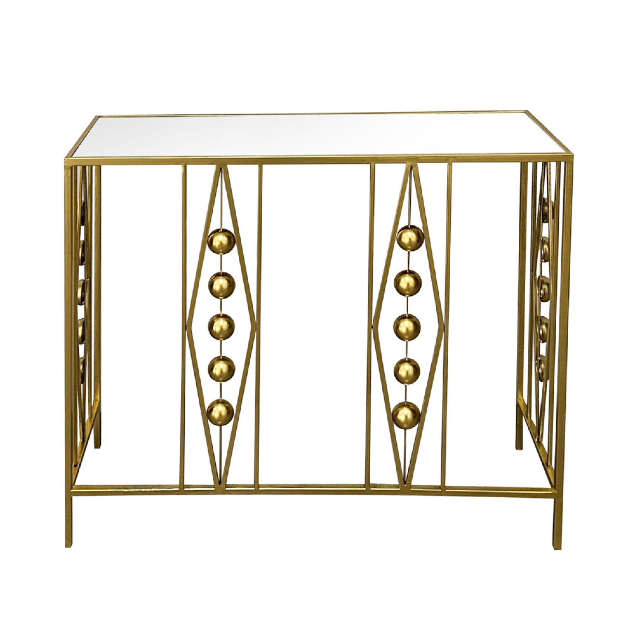 Odessa mirrored console table gold TL6449 Tara Lane Mulligans of Ballaghaderreen