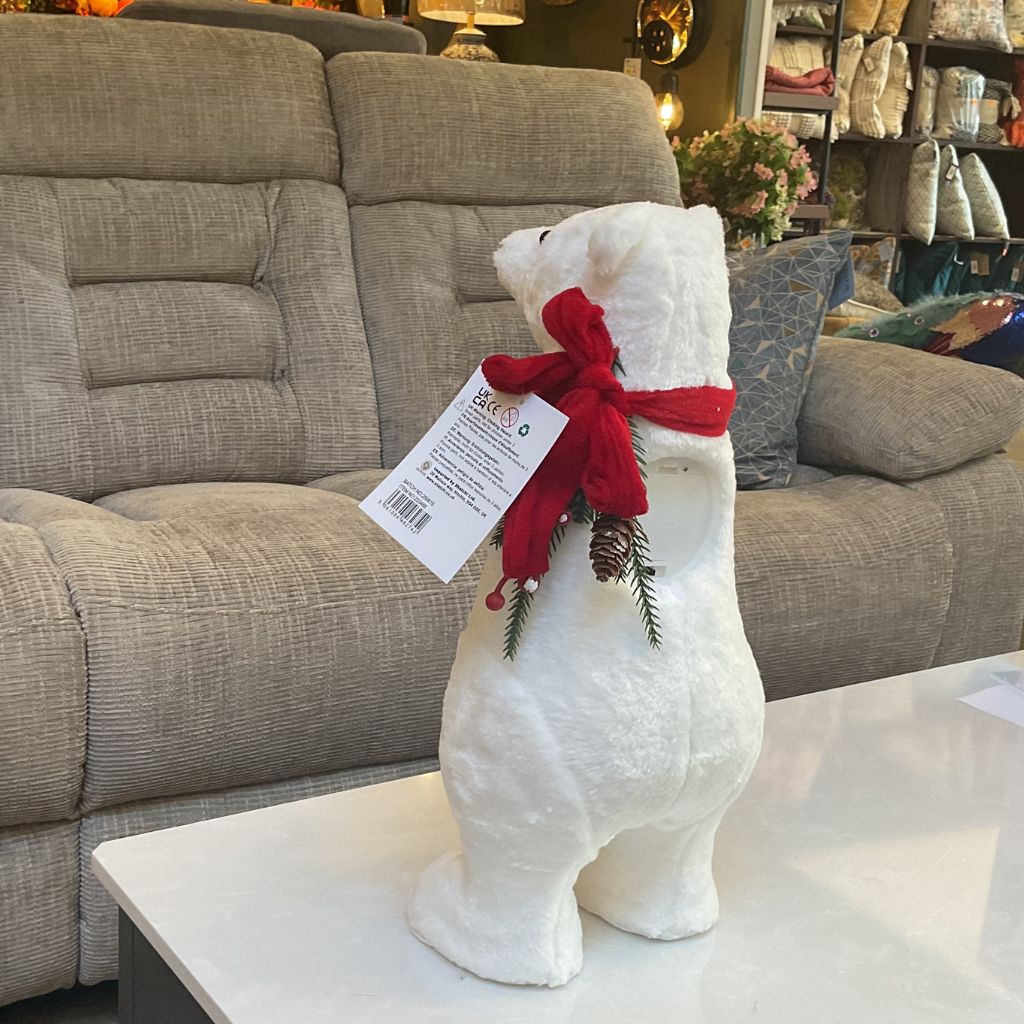 30cm LED Polar Bear Shatchi 233487 Mulligans of Ballaghaderreen