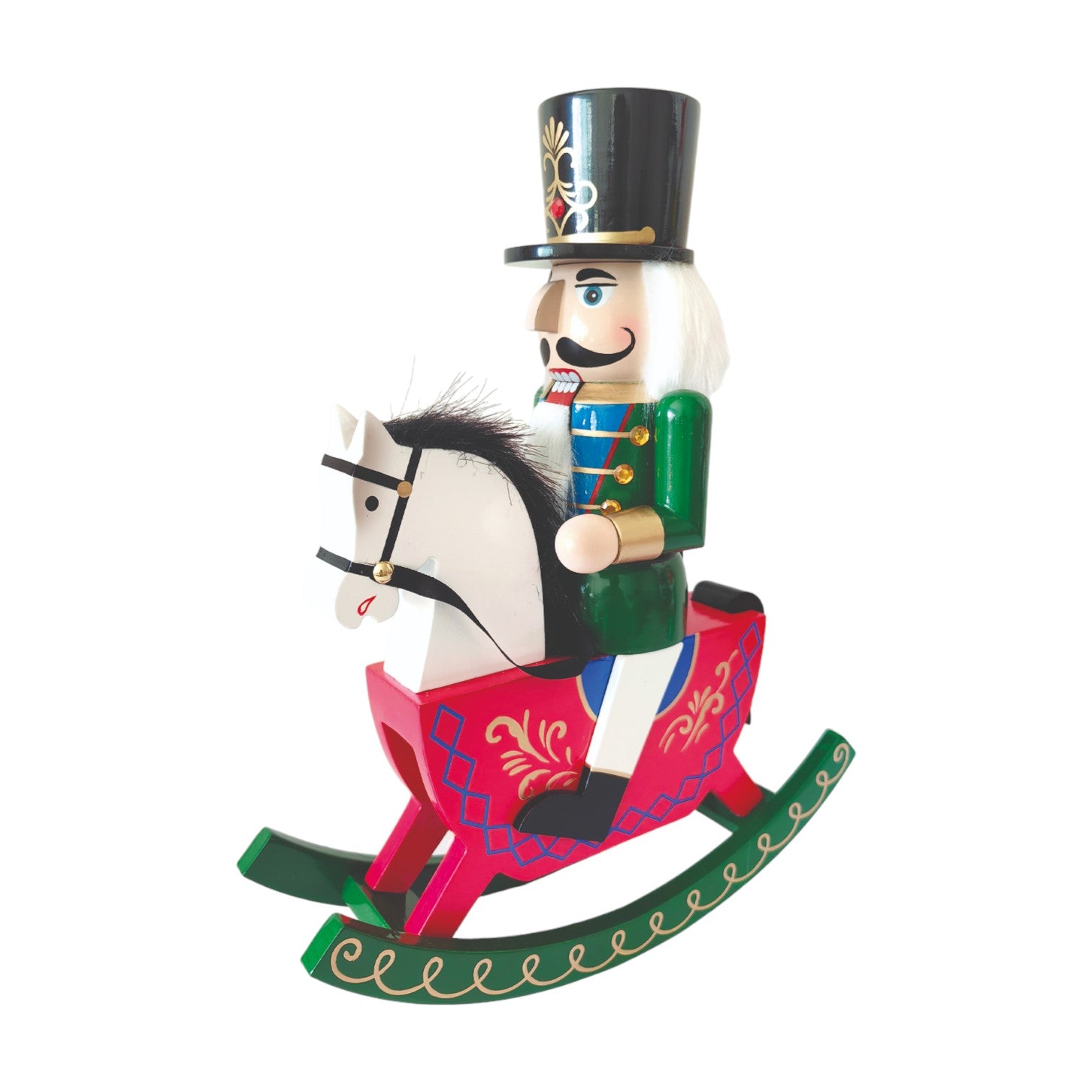 Nutcracker Rocking Horse 30cm 33047 Straits Home & Gift Mulligans of Ballaghaderreen