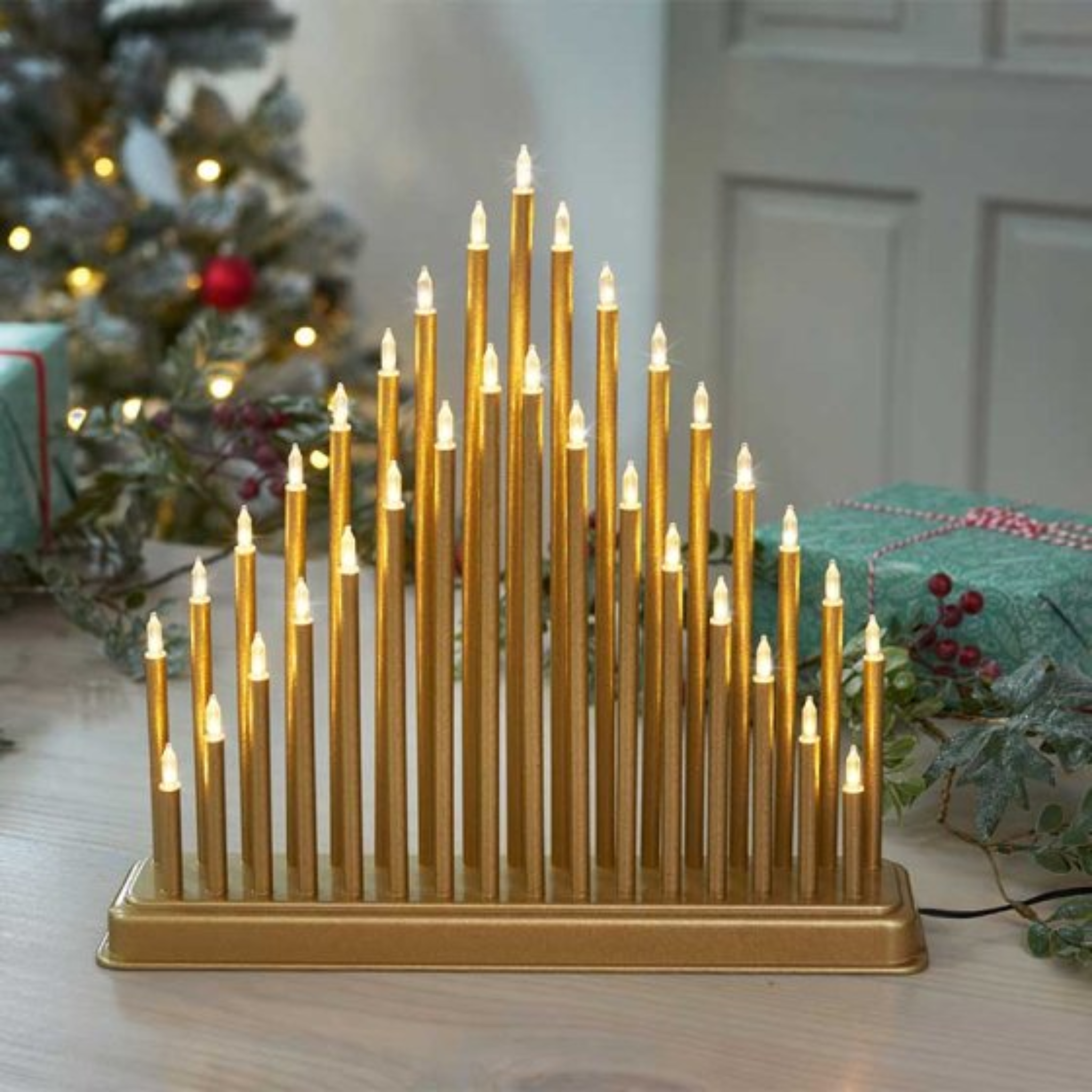 33 LED CandleBridge - Gold 2523223 Smart Garden Christmas Mulligans of Ballaghaderreen
