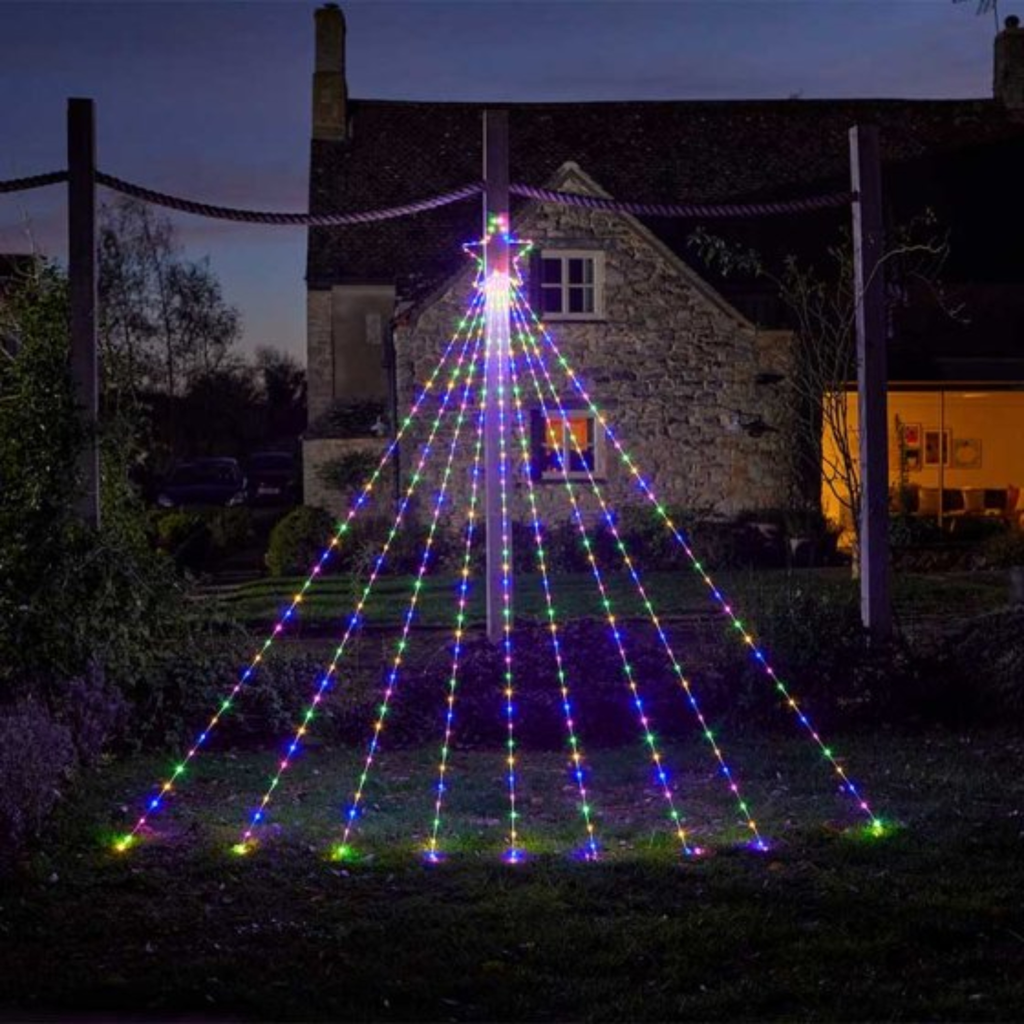 3m Shooting Star - Multi Coloured 2506008 Smart Garden Christmas Mulligans of Ballaghaderreen