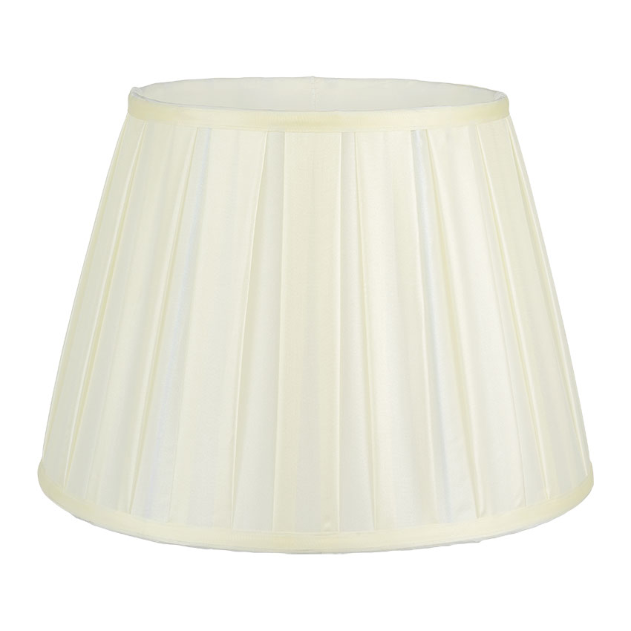 40cm Cream/Ivory Wide Pleat Shade SSPLEAT/40 Cork Lighting Mulligans of Ballaghaderreen