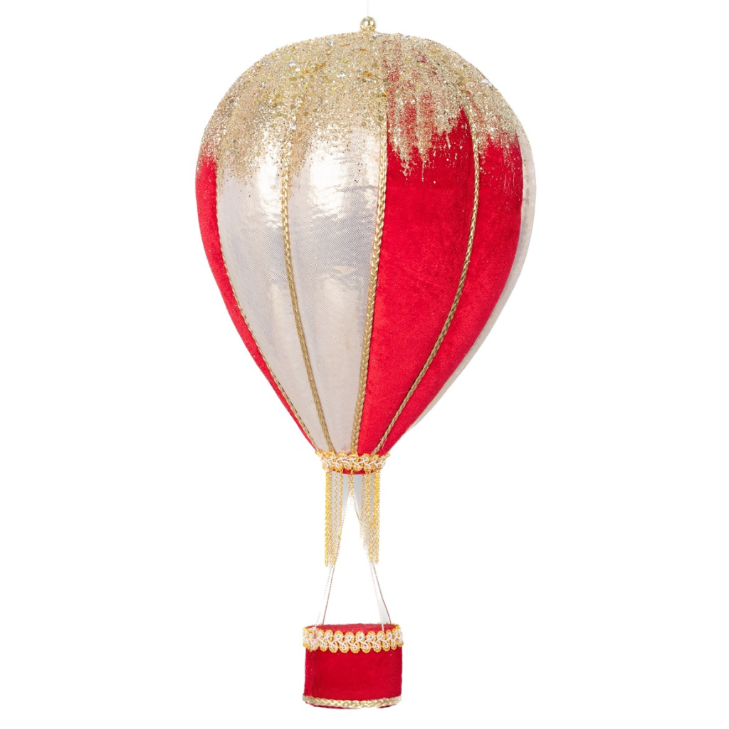 44cm Red and Gold Velvet Balloon 235332 Shatchi Mulligans of Ballaghaderreen