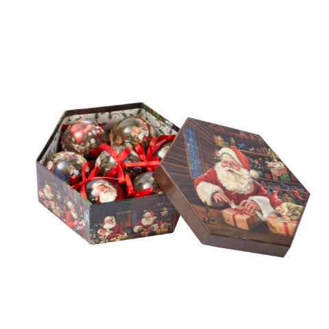 Vintage Baubles - Santa's Workshop, Box of 7 2550106 Smart Garden Mulligans of Ballaghaderreen