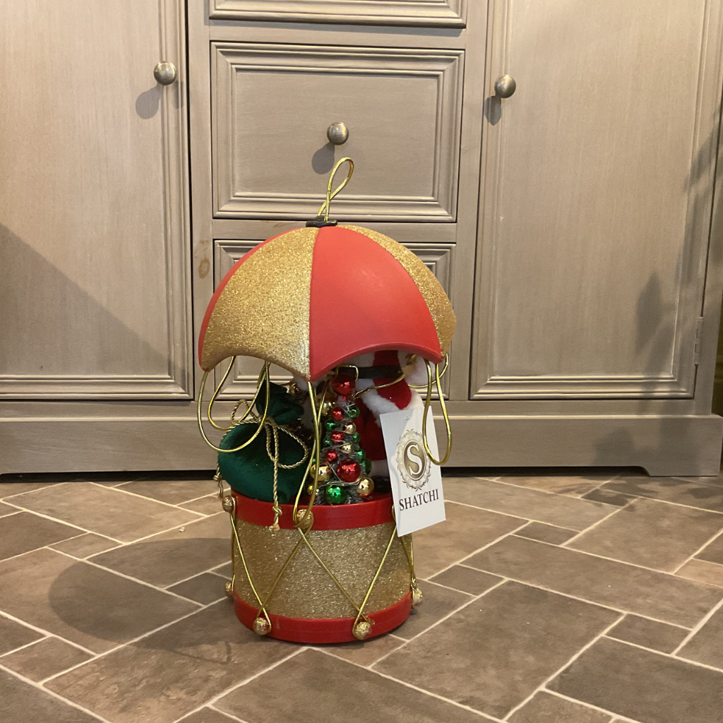 60cm LED Pop Up Santa with Parachute Shatchi 233500 Mulligans of Ballaghaderreen