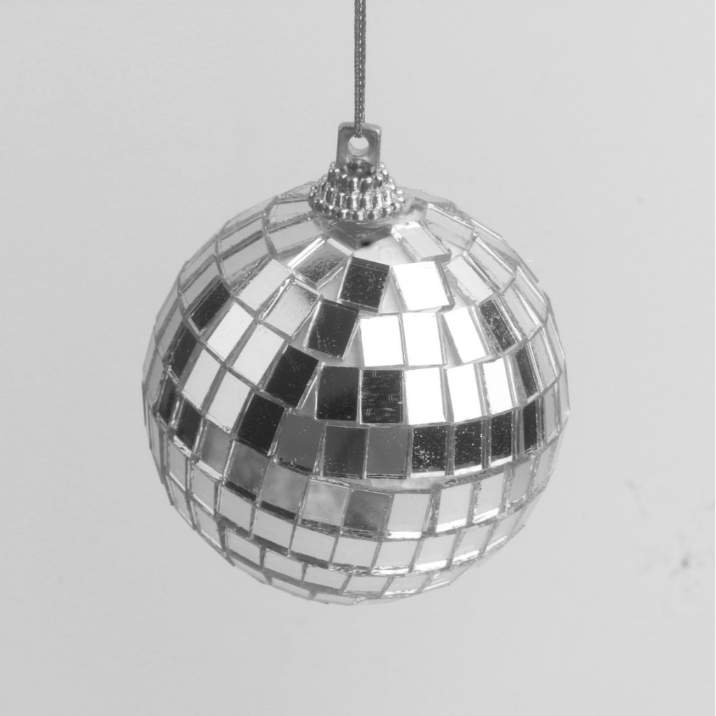 6cm Mirror Ball Silver 235842 Shatchi Mulligans of Ballaghaderreen