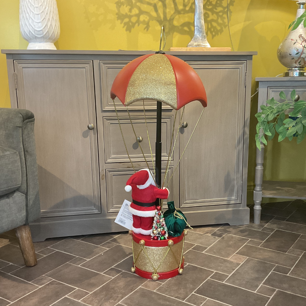 80cm LED Pop Up Santa with Parachute Shatchi 233499 Mulligans of Ballaghaderreen