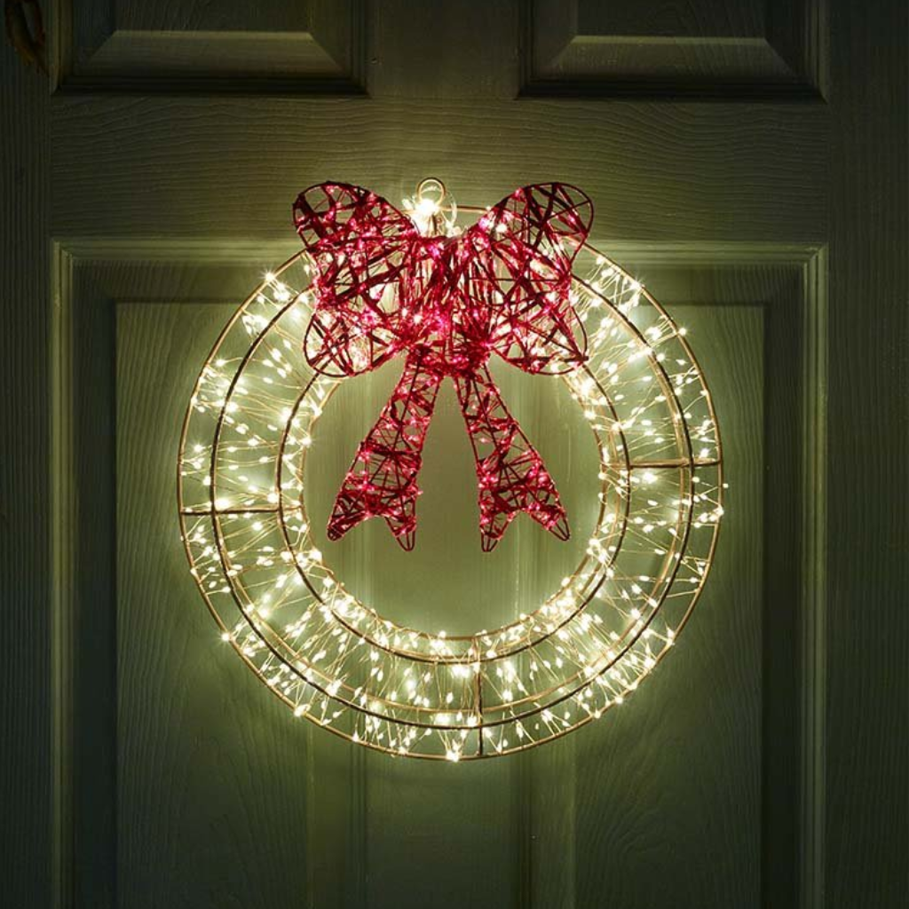 960 LED Galaxy Wreath - Warm White 40cm 2506143 Smart Garden Mulligans of Ballaghaderreen