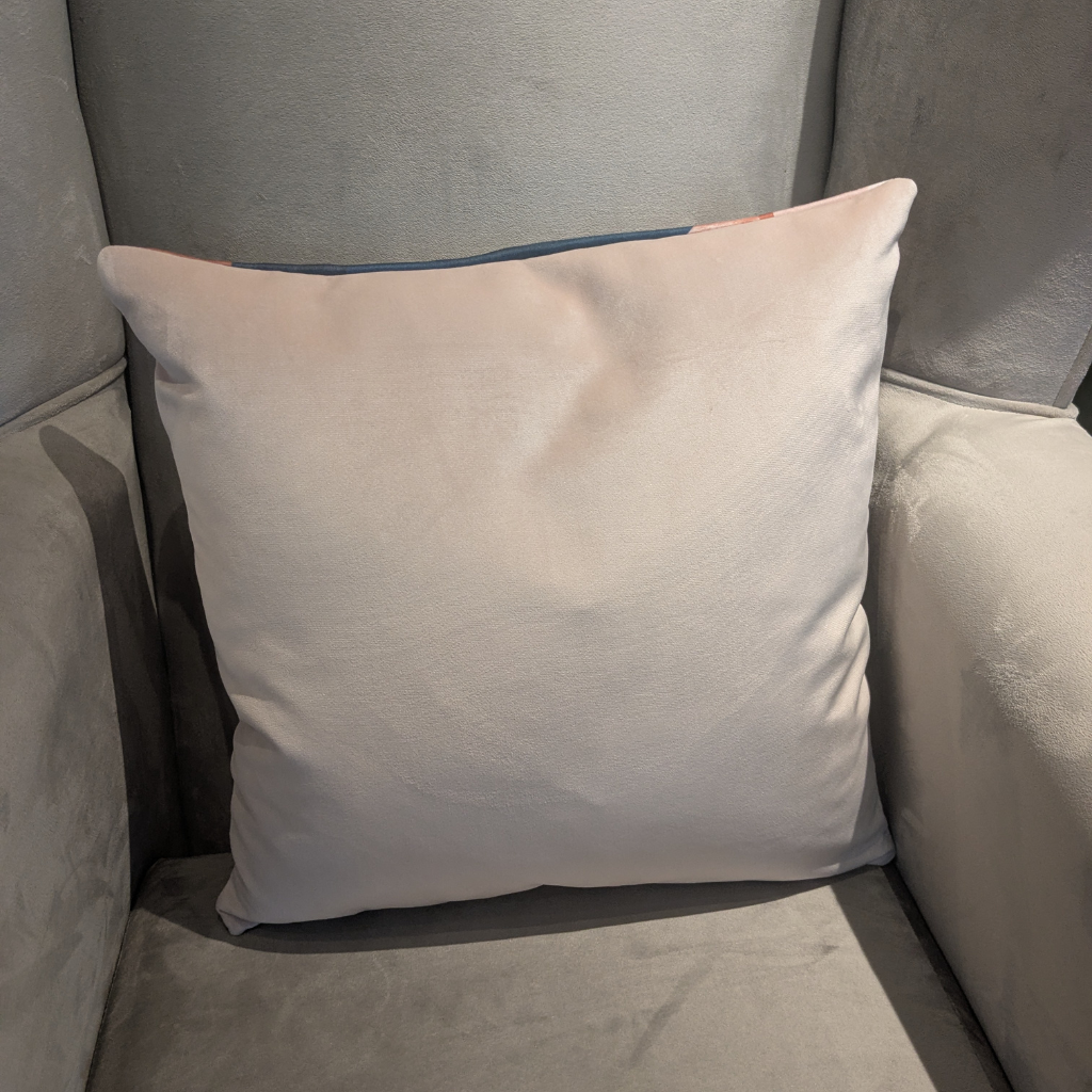 Abstract Copper Green Feather Scatter Cushion ACGFSC Milford Linen Mulligans of Ballaghaderreen