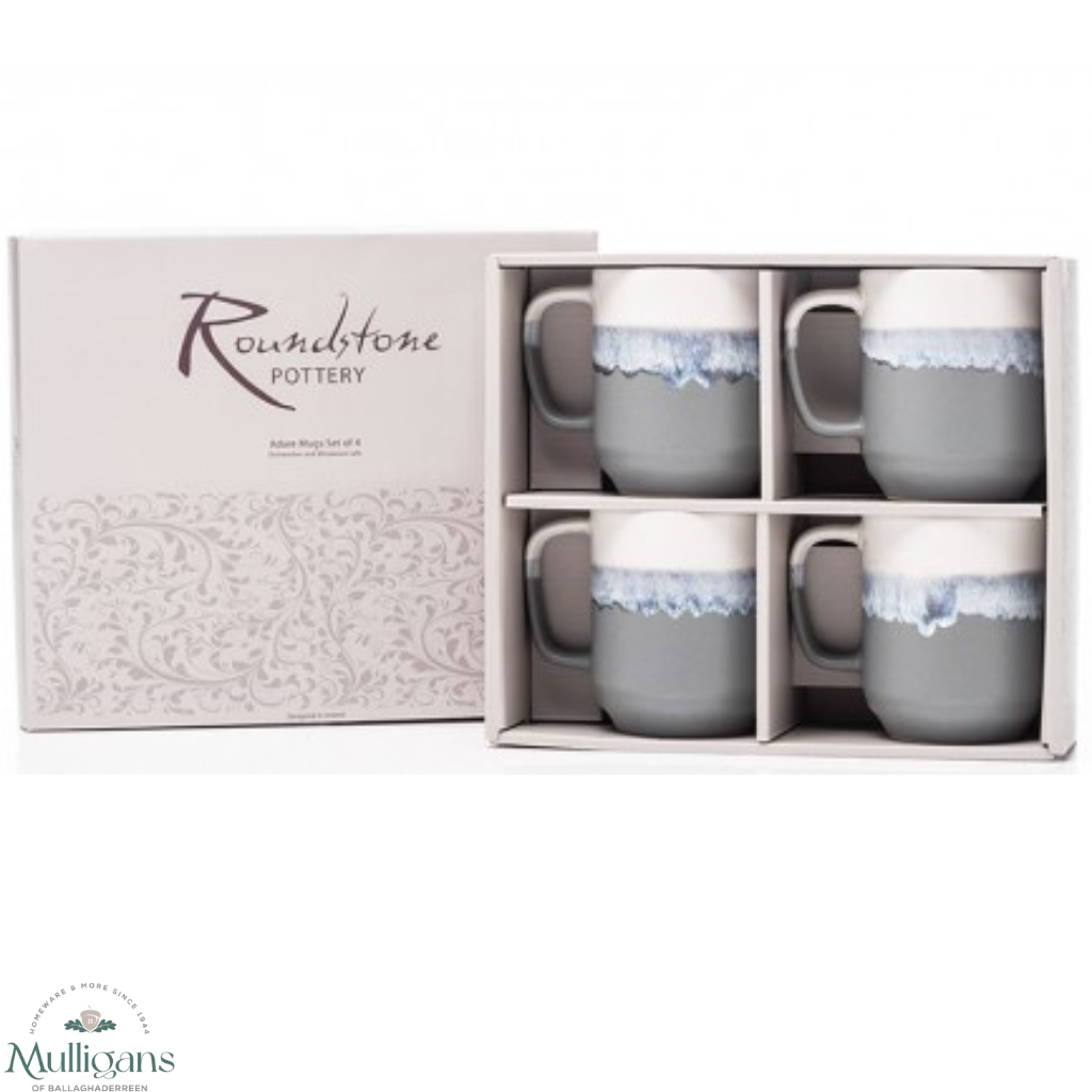 Adare Set of 4 Roundstone Mugs HP18 Kirkwood Mulligans of Ballaghaderreen