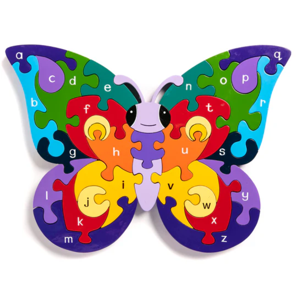 Alphabet Butterfly Jigsaw Puzzle ABF102 Alphabet Jigsaws Mulligans of Ballaghaderreen