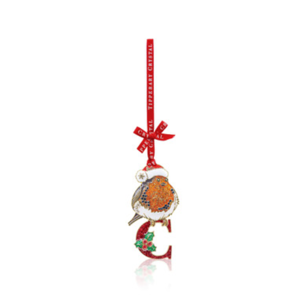 Alphabet Robin Christmas Decoration – C, 157736 Tipperary Crystal -  Mulligans of Ballaghaderreen 