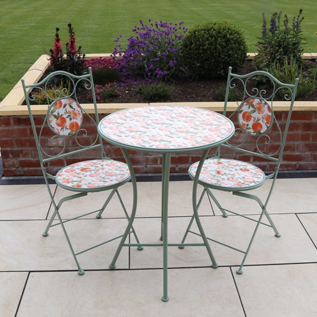 Arpino Bistro Set - Peach Design 35077 Straits Home and Gift Mulligans of Ballaghaderreen