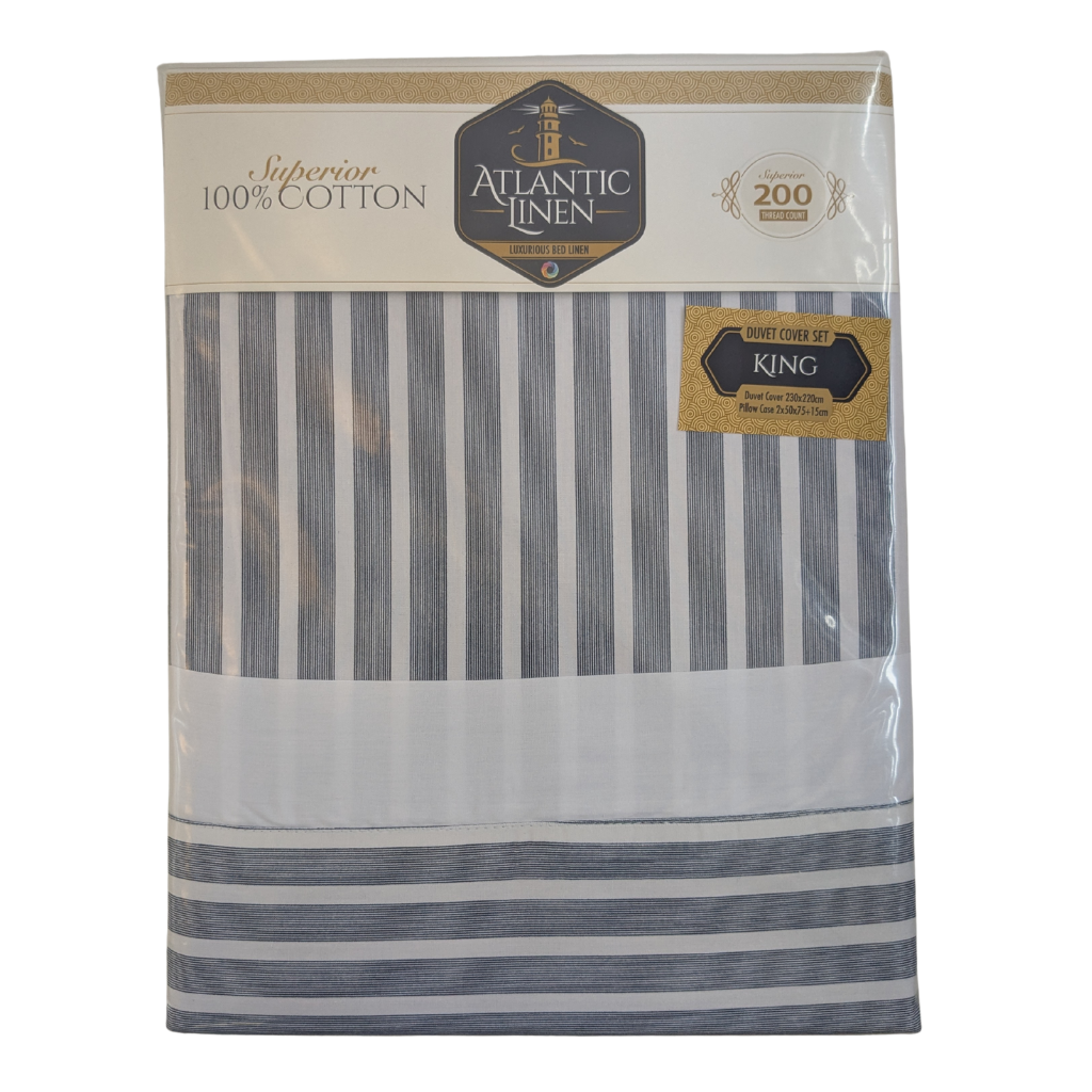Atlantic Linen Montpellier Duvet Cover Set Blue ALMDCB Home and Interior Textiles Mulligans of Ballaghaderreen