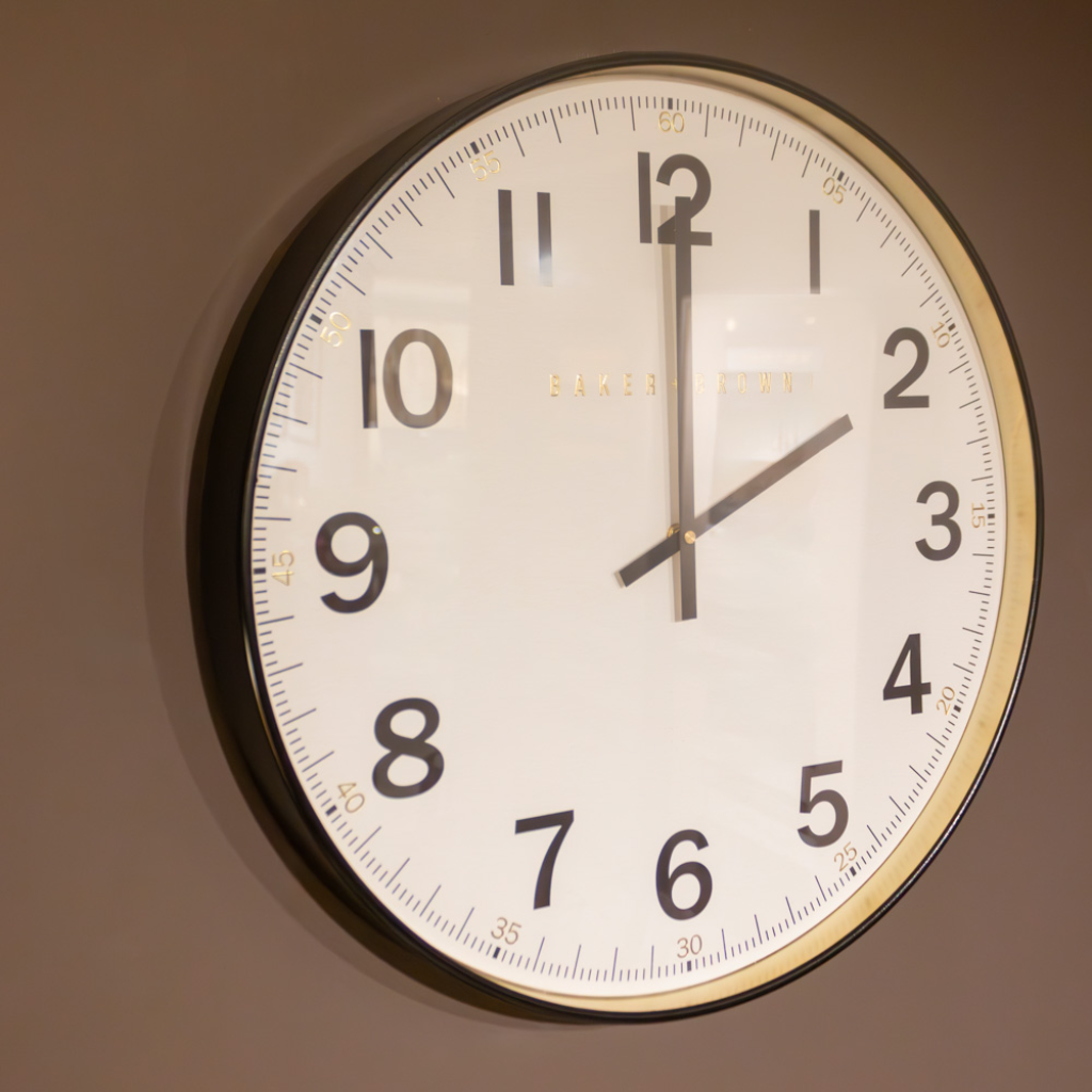 Baker And Brown Station Clock White 50cm TL6004 Tara Home Mulligans of Ballaghaderreen 