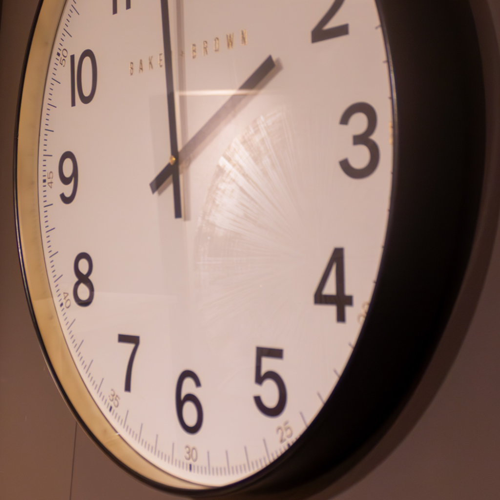 Baker And Brown Station Clock White 50cm TL6004 Tara Home Mulligans of Ballaghaderreen 