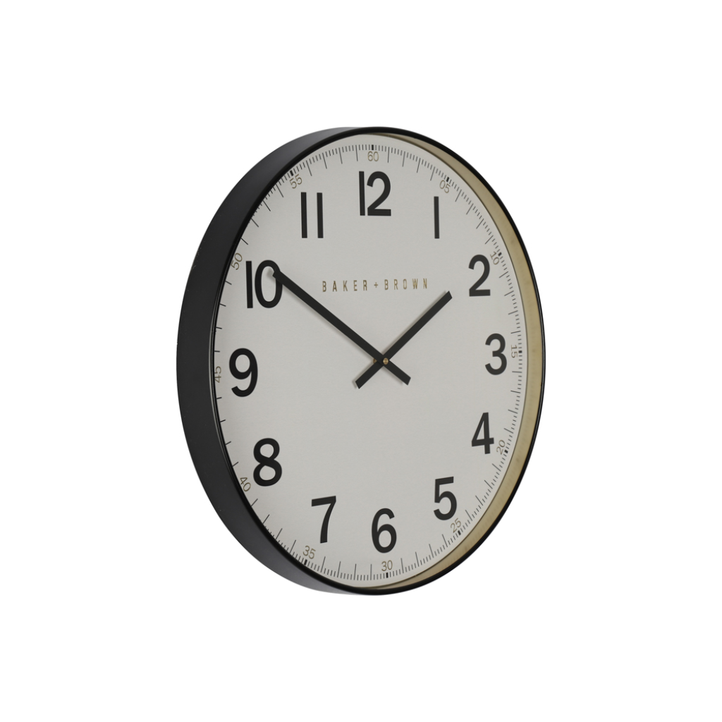Baker And Brown Station Clock White 50cm TL6004 Tara Home Mulligans of Ballaghaderreen 