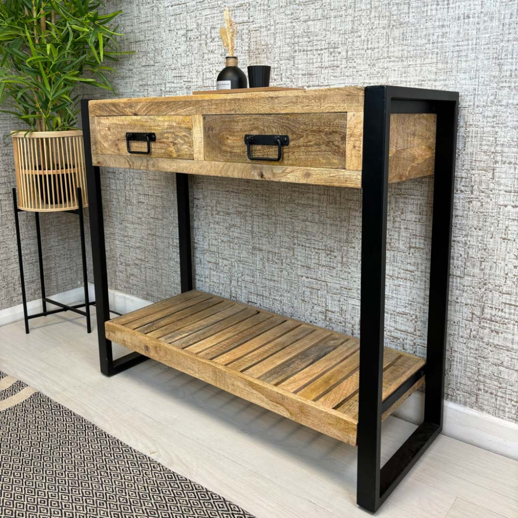 Bali 2 Drw Console Table B105-WH Tara Lane Mulligans of Ballaghaderreen