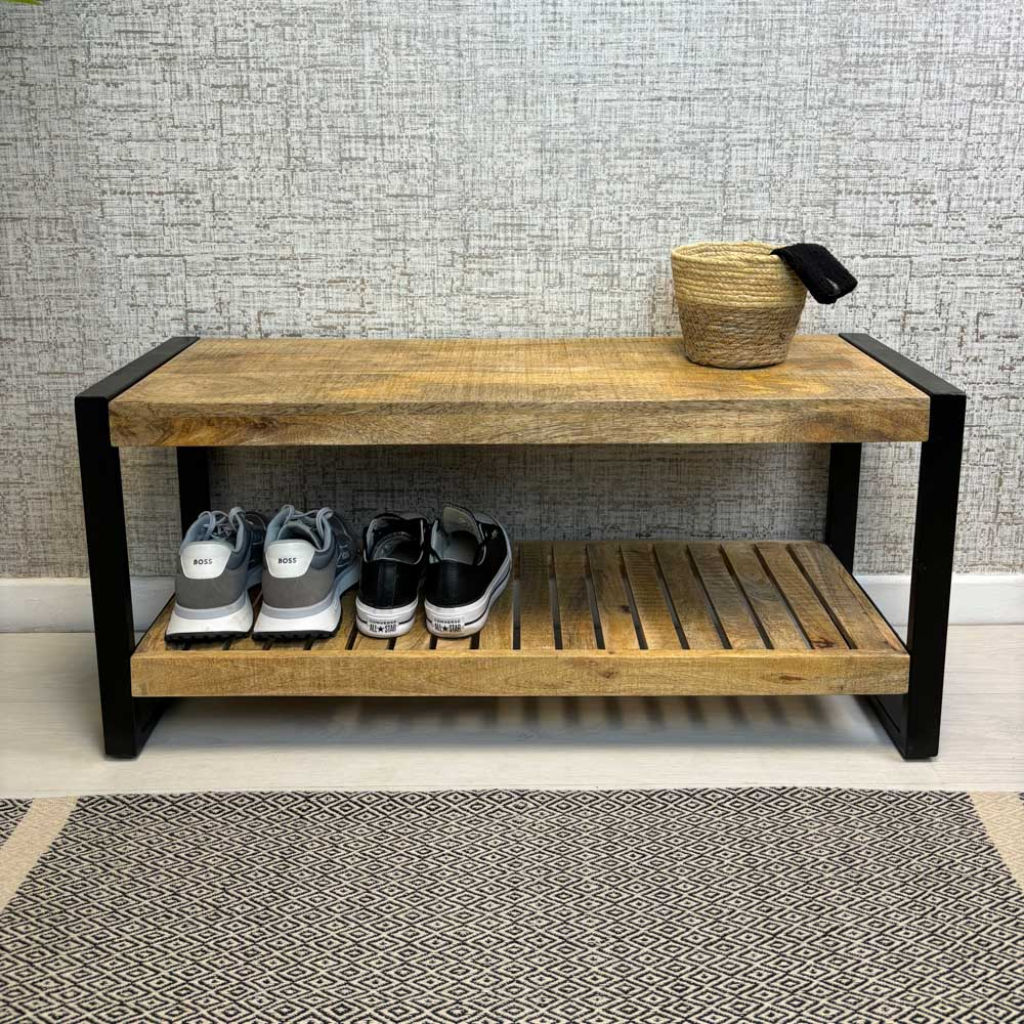 Bali Bench/Shoe Rack B103-WH Tara Lane Mulligans of Ballaghaderreen