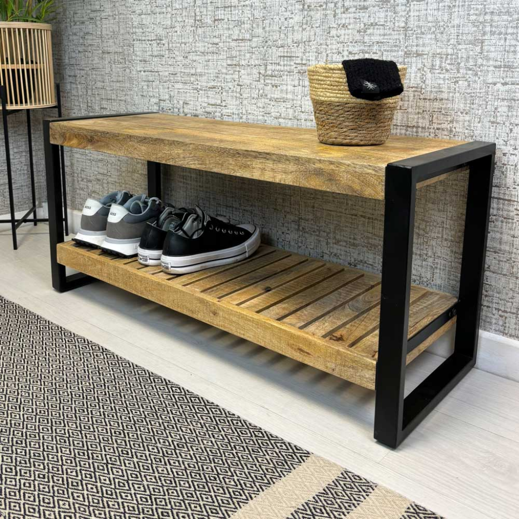 Bali Bench/Shoe Rack B103-WH Tara Lane Mulligans of Ballaghaderreen