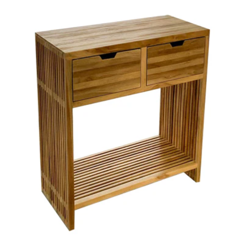 Bari 2 Drawer Console Teak TL6446 Tara Lane Mulligans of Ballaghaderreen